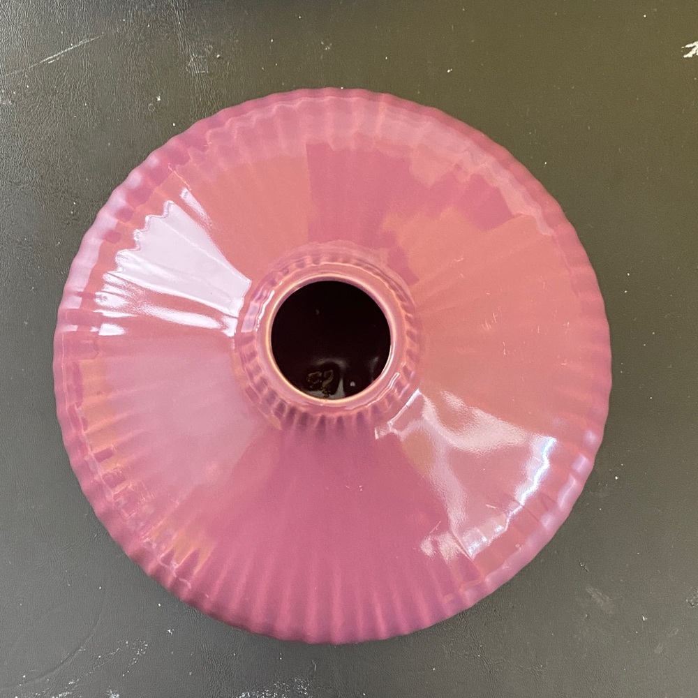 Target Pink Ribbed Vase